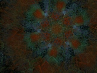 Imaginatory fractal background Image