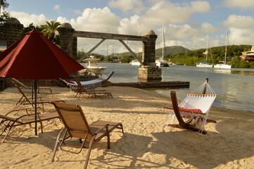 The islands and beaches of the Caribbean paradise on Antigua and Barbuda