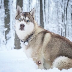 siberian husky dog