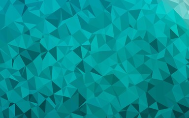 Obraz premium Light BLUE vector low poly layout.