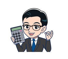 man wearing glasses in formal suits