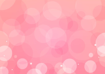 アブストラクト春のほわほわ背景イラスト　ピンク