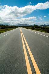 Obraz premium road to the sky