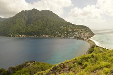 The stunning island of Dominica in the Caribbean