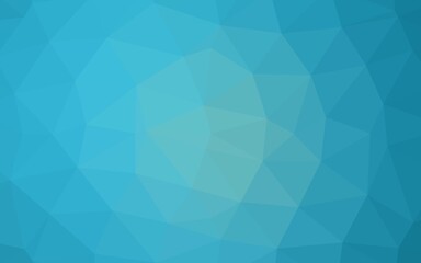Obraz premium Light BLUE vector blurry triangle pattern.