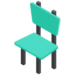 
A wooden armless chair for lawn and garden, outdoor garden patio furniture
