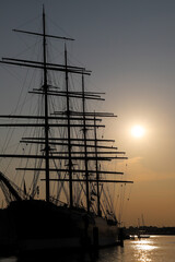 Sonnenuntergang in Travem&uuml;nde