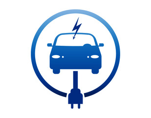 Electric car logo concept. Can be used for your work.