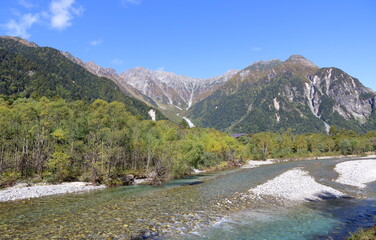 Kamikochi in the early autumn