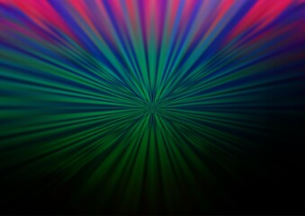 Fototapeta premium Dark Multicolor, Rainbow vector blurred background.