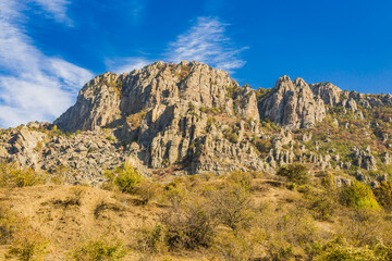 Demerdzhi. Valley of Ghosts. Crimea. 13 October 2020