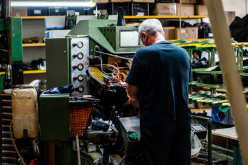 Factory for the production of high quality leather shoes