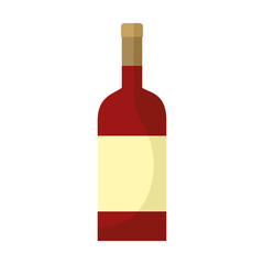 wine bottle icon vector design
