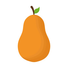 pear fruit icon vector design