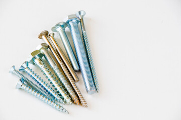 Large group of different scows and bolts