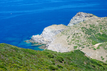 La costa dell'Argentiera