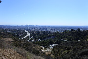 Fototapeta premium view of LA by day