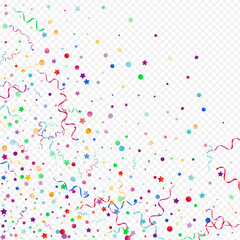 Colored Ribbon Isolated Vector Panoramic 