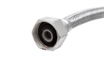 fitting with rubber sealing and thread for fixing to the faucet and plumbing of bathrooms in steel...