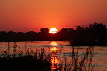 Sunset at the Okavango River