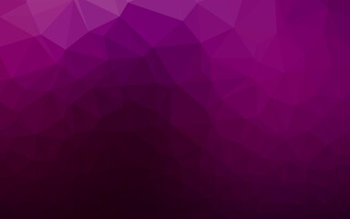 Obraz premium Dark Purple vector abstract mosaic background.