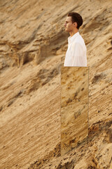 Fototapeta premium half a person