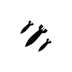 Bomb icon vector