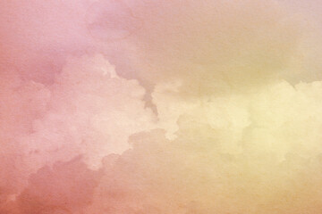 Abstract colorful  sky with paper texture