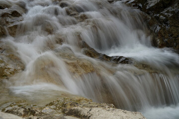 waterfall in the forest, track 7 of waterfalls, Istria Croatia