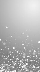 Magic stars sparse Christmas background. Subtle fl