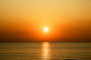 Obraz premium Beautiful sunset in Korea 