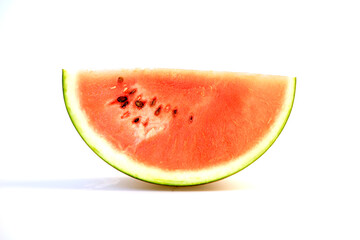 fresh watermelon on white background
