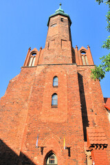 Fototapeta na wymiar Kościół św. Jacka w Słupsku