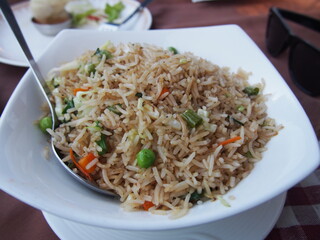 Fried rice, Leh, Ladakh, Jammu and Kashmir, India