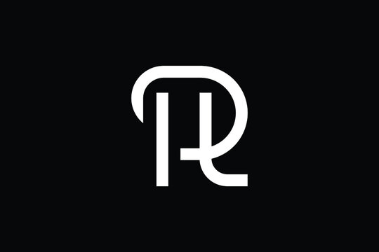 Minimal Innovative Initial HR logo and RH logo. Letter H R HR RH creative elegant Monogram. Premium Business logo icon. White color on background