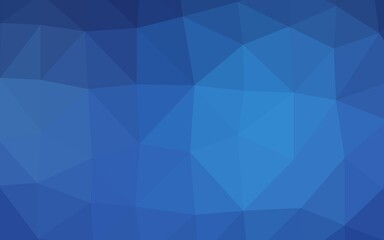 Light BLUE vector abstract polygonal layout.
