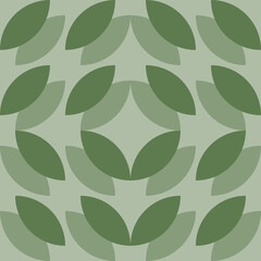 Art & Illustration pattern leaf seamless wallpaper green abstract design texture floral flower decoration nature  fabric retro paper leaves decorative ornament  vector textile print