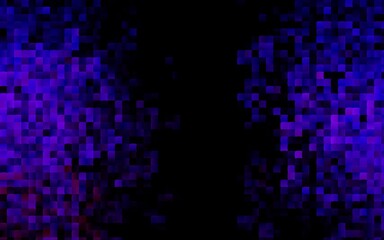 Dark Purple vector template with crystals, rectangles.