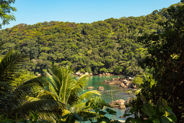 Fototapeta na wymiar Praia da Cachoeira, Ilha Grande - Rio de Janeiro