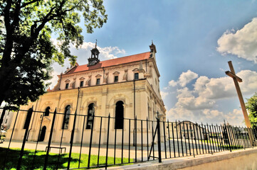 Katedra Zmartwychwstania Pańskiego i św. Tomasza Apostoła w Zamościu.   - obrazy, fototapety, plakaty