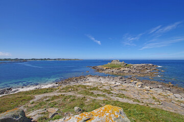 Paysage de la cote bretonne