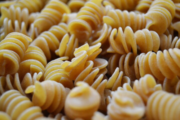 Close up Pasta Fusilloni