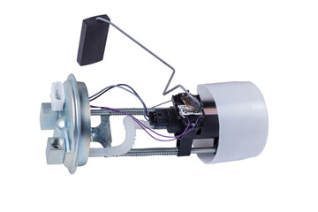 Car fuel pump module isolated on a white background