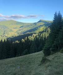 winter in the mountains