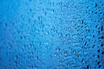 Raindrops on the windowpane, Rio de Janeiro, Brazil