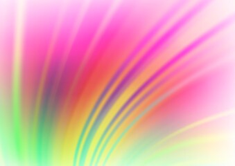 Light Pink, Green vector blurred bright pattern.