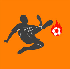 football vector illustration isolated on background