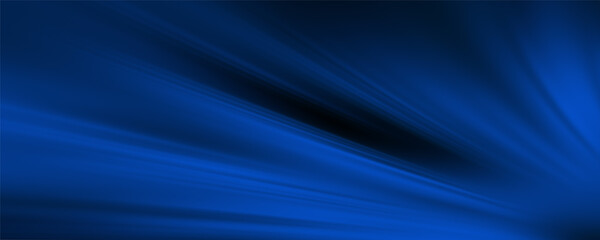 
Soft neon blue wave abstract composition 
