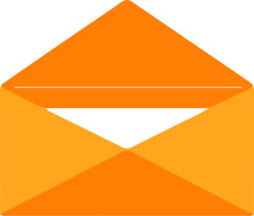 Envelope icon isolated on white background
