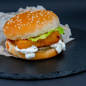 Fillet O Fish Burger With Lots Of Mayonnaise